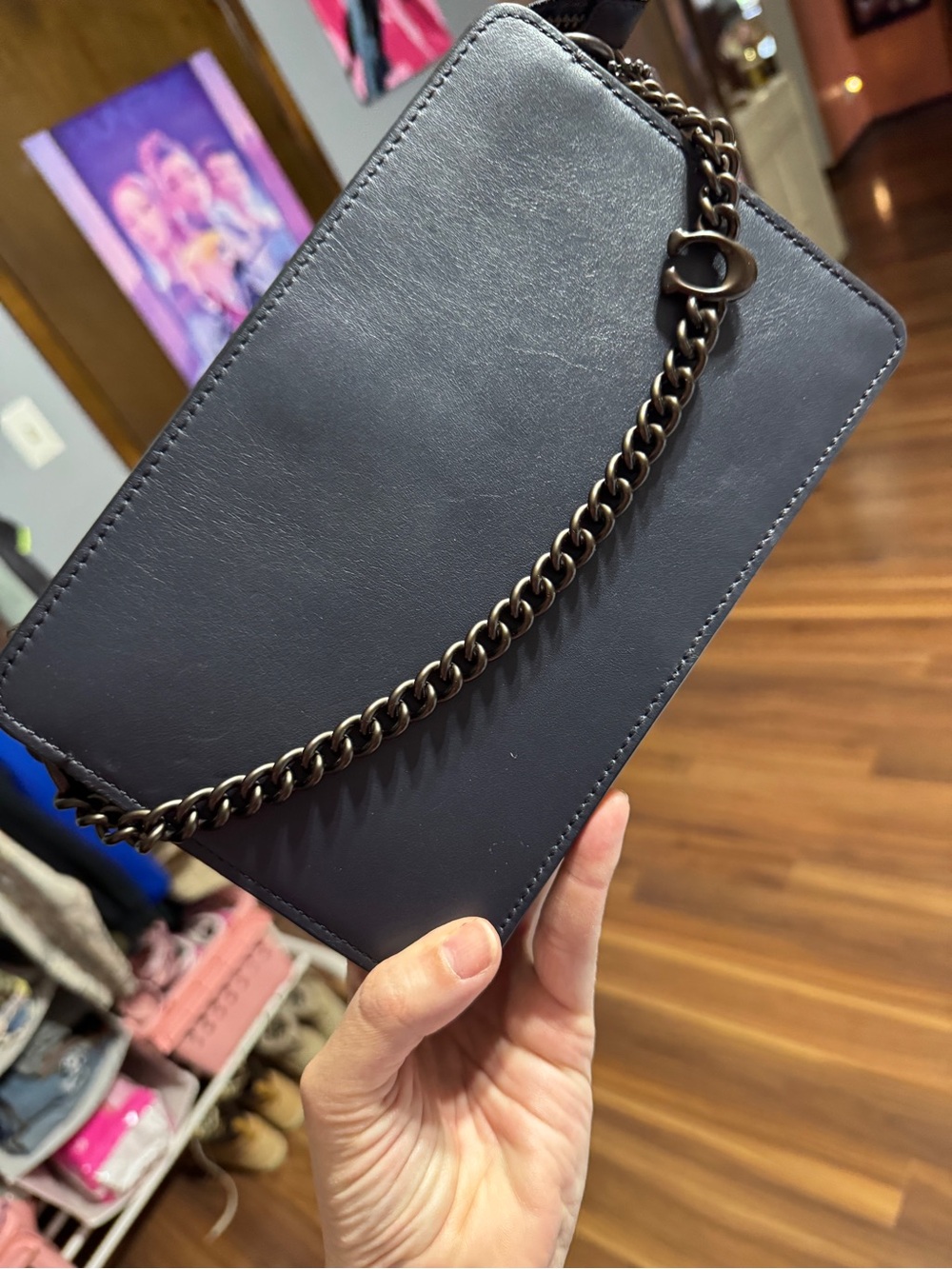 Coach Handbag /Crossbody- midnight blue